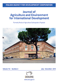 Cover photograph: Facade of the former Overseas Agronomic Institute (ex Istituto Agronomico per l'Oltremare) in Florence (Italy). Today it hosts an office of the Italian Agency  for Development Cooperation